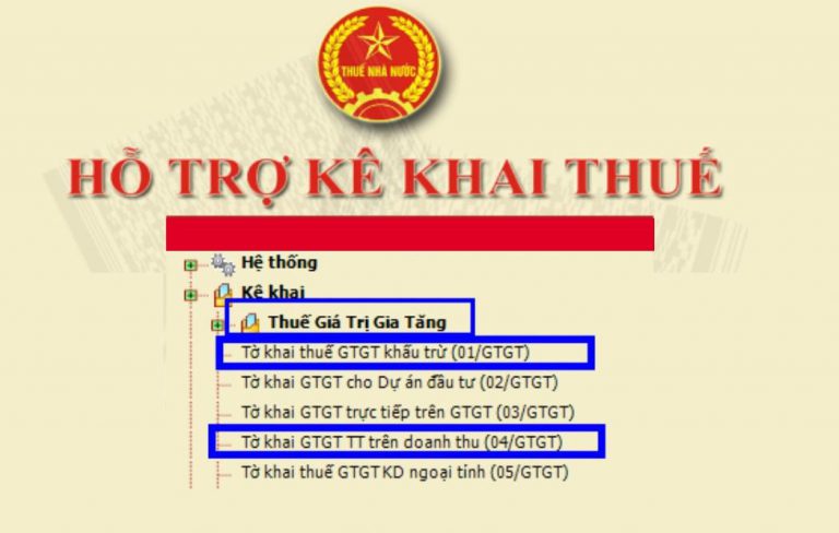 Trang hỗ trợ kê khai