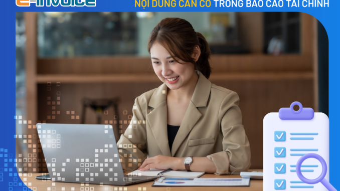 Nội dung báo cáo tài chính